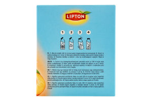 Чай холодний Peach чорний 10*3,5г в пірамідках Lipton