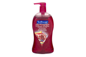 Softsoap Moisturizing Body Wash Juicy Pomegranate & Mango Infusions