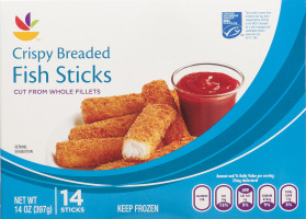 Ahold Crispy Breaded Fish Sticks - 14 CT