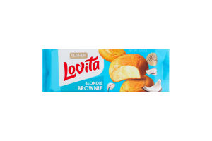 Печенье сдобное с кокосом Blondie brownie Lovita Roshen м/у 152г