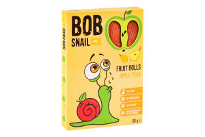 Конфеты фруктовые натуральные Яблоко-груша Roll Bob Snail к/у 60г