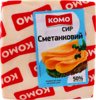 Сыр 50% твердый Сметанный Комо кг