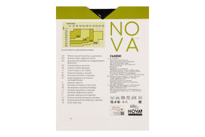 Колготки жіночі Nova Classic 40 чорний р.2