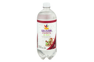 Ahold Seltzer Water Cranberry Lime
