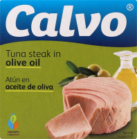 Тунець в оливковій олії консервований стерилізований Calvo к/у 160г