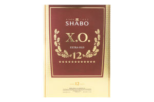 Бренди 0.5л 40% 12 звезд XO Shabo к/у