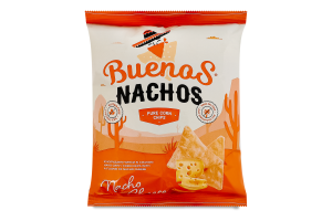 Чипси кукурудзяні зі смаком начо сиру Nachos Buenos м/у 90г