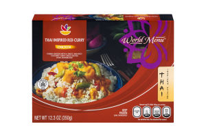 Ahold World Menu Thai Inspired Red Curry Chicken