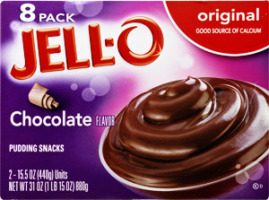 JELL-O Pudding Snacks Original Chocolate - 8 PK