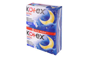 Прокладки гигиенические ультратонкие Night Ultra Kotex 14шт