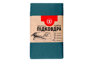 Підковдра аквамарин 200*215см ТМ "1"