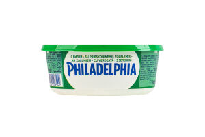 Сыр 57% мягкий с зеленью пастеризованный Philadelphia п/у 300г