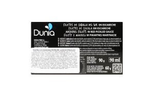 Скумбрія у розсолі консервована Dunia к/у 90г