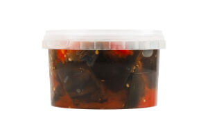 Баклажани мариновані з цукром та підсолоджувачем Вогник Krava п/у 280г