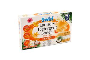 Листи прального порошку Tropical 20шт Swirl