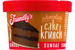 Friendly's Chocolate Cake Krunch Sundae