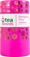 Чай чорний байховий ароматизований з додаванням рослинно-фруктової сировини Енергійний потік Tea Moments тубус 70г