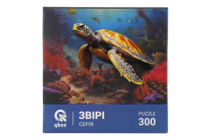 Пазли Черепаха та океан 300елементів Qbee