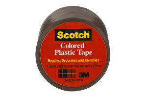 Scotch Brown Colored Plastic Tape