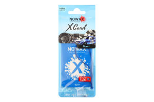 Ароматизатор д/авто X Card Sport Nowax