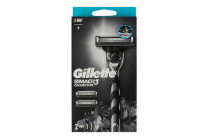 Бритва зі змінними касетами Charcoal Mach3 Gillette 1шт