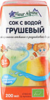 Сок для детей от 8мес с водой Грушевый Fleur Alpine т/п 200мл