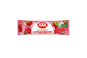 Батончик зерновой Yogurt&Strawberry Axa м/у 25г