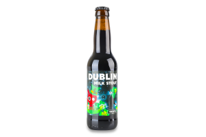 Пиво 0.33л 4.8% темное нефильтрованное непастеризованное Dublin Milk Stout Travel Series Red Cat Brewery бут