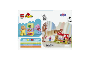 Конструктор для детей от 2лет №10468 Tractor and market Duplo 18эл