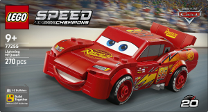 Конструктор для дітей від 9років №77255 Lightning McQueen Speed champions Lego 270ел