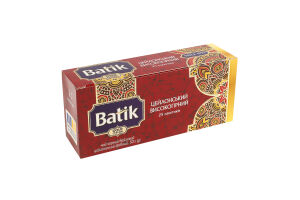 Чай чорний байховий цейлонський дрібний Цейлонський високогірний Gold Batik в/ґ к/у 25х2г