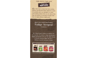 Back to Nature Cookies Fudge Striped