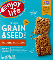 Enjoy Life Crispy Grain & Seed Bars Banana Caramel - 5 CT
