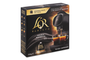 Кава натуральна смажена мелена в капсулах Double Ristretto XXL Barista L’OR к/у 104г