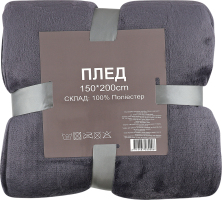 Плед мікрофібра однотонний 150х200см №YXT24031994 Ningbo Union Point Imp&Exp Co. Ltd. 1шт в асорт