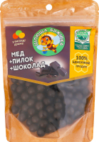 Драже Мед-пилок-шоколад Цілюща Бджілка д/п 150г