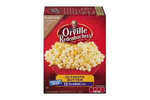 Orville Redenbacher's Gourmet Popping Corn Ultimate Butter Classic Bag - 12 CT