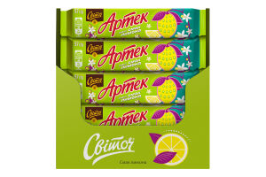 Вафли вкус лимона Артек Світоч м/у 57г