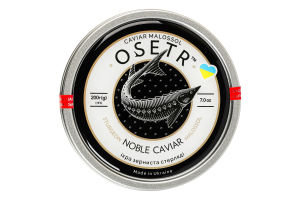 Икра стерляди зернистая Noble Caviar Osetr в/с ж/б 200г
