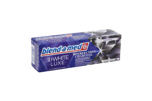 Паста зубная с угольным порошком Совершенство угля 3D White Luxe Blend-a-Med 75мл
