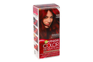 Крем-фарба для волосся стійка №6.60 Color Sensation Garnier 1шт