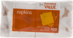 Guaranteed Value Napkins - 100 CT