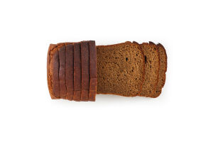 Хлеб половинка в нарезке Балтийский темный Цар хліб м/у 400г