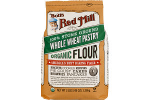 Bob's Red Mill Organic 100% Stone Ground Whole Wheat Pastry Flour