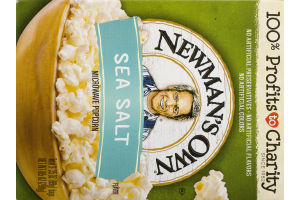 Newman's Own Microwave Popcorn Natural - 3 CT
