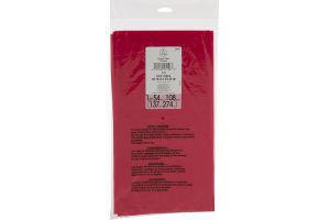Smart Living Holiday Plastic Table Cover Classic Red
