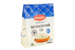 Сир кисломолочний 9% РадиМо м/у 350г