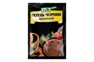 Перец черный молотый Еко м/у 20г