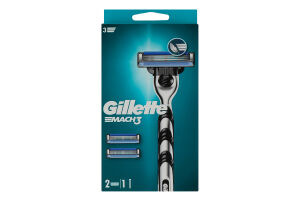 Бритва зі змінними касетами Mach 3 Gillette 1шт