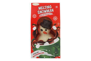 Фігурка з молочного шоколаду Melting Snowman наповнений міні зефірками 75г Only